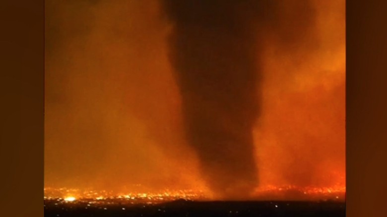 ‘Firenado’ forms in Idaho